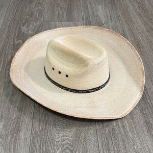 Cavender’s 20X straw cowboy hat sz 7 1/4